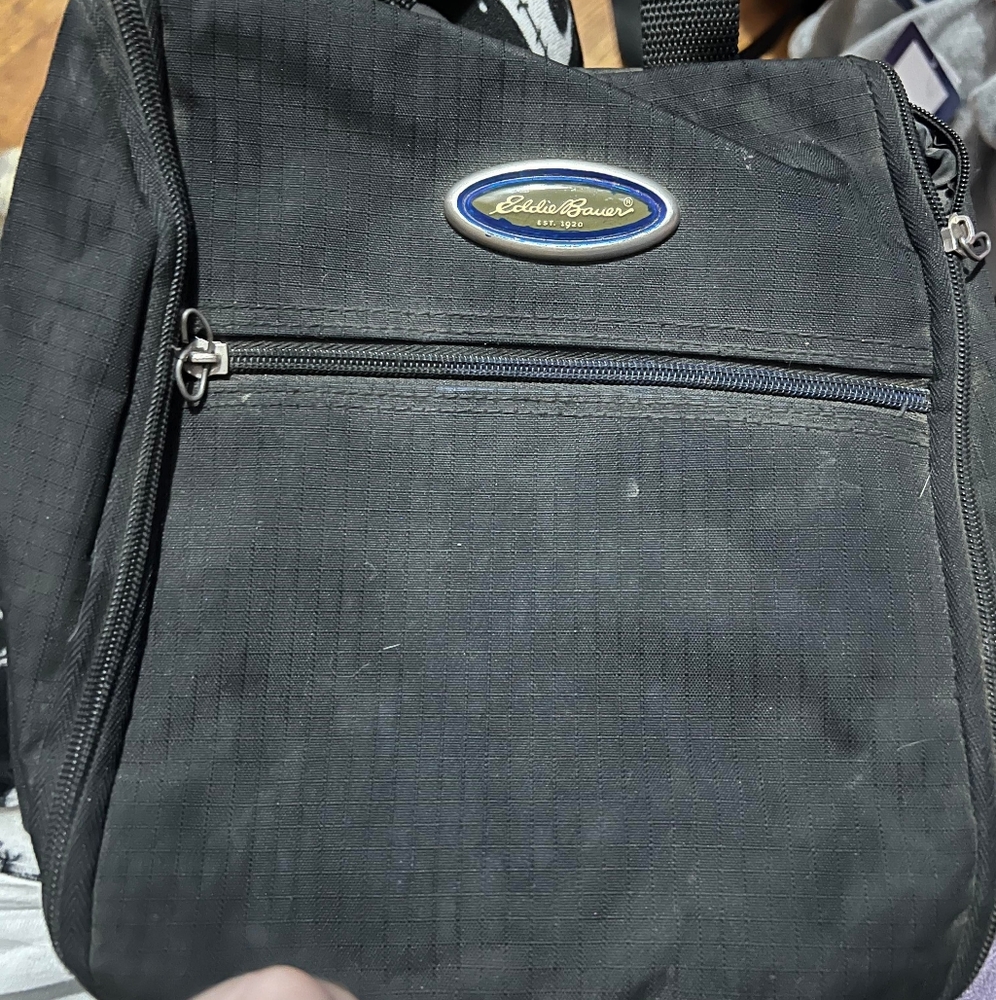 Eddie Bauer Black Toiletries/Travel Bag